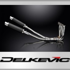 KAWASAKI ZZR1400 06-07 4-2 EXHAUST SYSTEM 350mm CARBON ROUND SILENCER BSAU SILEN