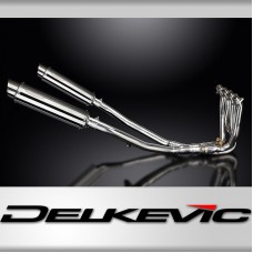 KAWASAKI ZZR1400 06-07 DECAT 4-2 EXHAUST 350mm STAINLESS ROUND BSAU SILENCERS