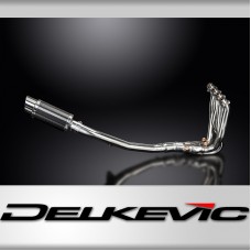 KAWASAKI ZZR1400 06-07 4-1 EXHAUST SYSTEM 200mm CARBON ROUND SILENCER