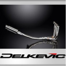 KAWASAKI ZZR1400 06-07 4-1 EXHAUST SYSTEM 200mm STAINLESS ROUND SILENCER 