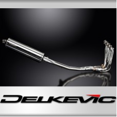 KAWASAKI ZZR1400 06-07 4-1 EXHAUST SYSTEM 450mm STAINLESS OVAL BSAU