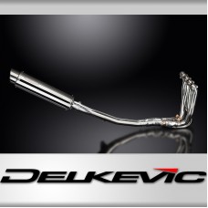 KAWASAKI ZZR1400 06-07 4-1 EXHAUST SYSTEM 350mm STAINLESS ROUND SILENCER BSAU