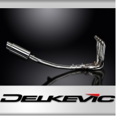 KAWASAKI ZZR1400 08-11 4-1 EXHAUST SYSTEM 200mm STAINLESS ROUND SILENCER 