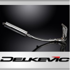 KAWASAKI ZZR1400 08-11 4-1 EXHAUST SYSTEM 450mm STAINLESS OVAL BSAU