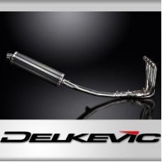 KAWASAKI ZZR1400 08-11 4-1 EXHAUST SYSTEM 450mm CARBON OVAL BSAU