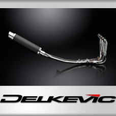 KAWASAKI ZZR1400 08-11 4-1 EXHAUST SYSTEM 350mm CARBON ROUND SILENCER BSAU 