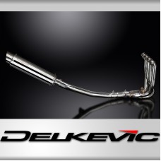 KAWASAKI ZZR1400 08-11 4-1 EXHAUST SYSTEM 350mm STAINLESS ROUND SILENCER BSAU