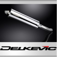 Yamaha XT700 Tenere 2019-2023 450mm Oval Stainless Exhaust Silencer Can Kit