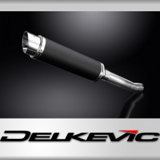 Yamaha XT700 Tenere 2019-2023 350mm Round Carbon Exhaust Silencer Can Kit