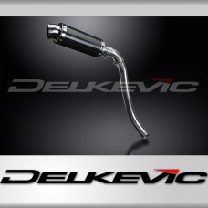 HONDA CBR1000RR FIREBLADE 04-05 225mm OVAL CARBON RACE SILENCER EXHAUST KIT