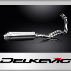 KAWASAKI NINJA 650 2017-21 FULL EXHAUST SYSTEM 320mm STAINLESS TRI SILENCER