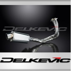 Kawasaki Z650 2017-2023 Complete Exhaust 2-1 225mm Oval Stainless Silencer Can