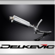 Suzuki DL650 V-Strom 2017-2023 350mm Oval Stainless Exhaust Silencer Can Kit