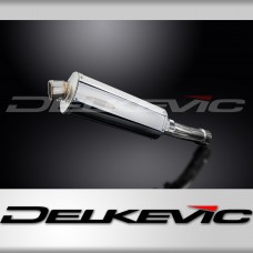 Kawasaki ER5 1996-2007 350mm Oval Stainless Exhaust Silencer Can Kit
