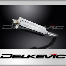 SUZUKI GSX-S750 2015-2019 350mm OVAL STAINLESS BSAU SILENCER EXHAUST KIT