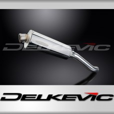 KAWASAKI ZX10R NINJA 2004-2005 350mm OVAL STAINLESS BSAU SILENCER EXHAUST KIT