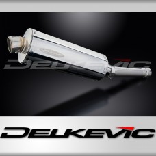 YAMAHA FZS1000 FAZER 2000-2005 350mm OVAL STAINLESS BSAU SILENCER EXHAUST KIT