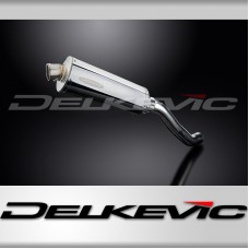 KAWASAKI Z750 2004-2006 350mm OVAL STAINLESS BSAU SILENCER EXHAUST KIT