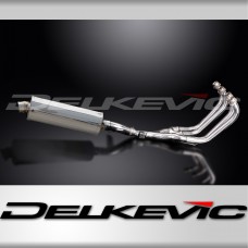 YAMAHA XJ600 DIVERSION 92-04 FULL 4-1 EXHAUST 350mm STAINLESS OVAL BSAU SILENCER