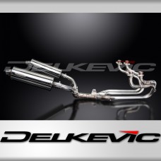 HONDA ST1100 PAN EUROPEAN 89-02 EXHAUST SYSTEM 350mm STAINLESS OVAL SILENCERS