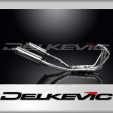 YAMAHA XJ900 DIVERSION 1994-03 FULL EXHAUST 350mm STAINLESS OVAL SILENCERS