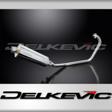 KYMCO CK1 2014-2015 FULL EXHAUST SYSTEM 350mm STAINLESS OVAL SILENCER