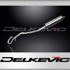 YAMAHA WR125R 2009-2018 FULL EXHAUST SYSTEM 350mm STAINLESS OVAL BSAU SILENCER