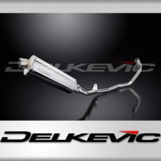 HONDA CBR125R 2011-2018 FULL EXHAUST SYSTEM 350mm STAINLESS OVAL BSAU SILENCER