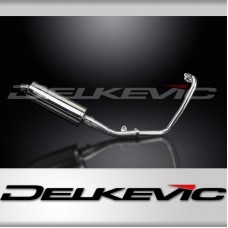 YAMAHA MT125 2014-2019 FULL EXHAUST SYSTEM 350mm STAINLESS OVAL BSAU SILENCER