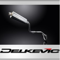 HONDA CRF250 L-M 2012-16 FULL EXHAUST SYSTEM 350mm STAINLESS OVAL BSAU SILENCER