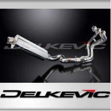 YAMAHA TRACER 900 2015-20 FULL EXHAUST SYSTEM 350mm STAINLESS OVAL SILENCER  