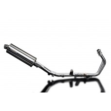 CBR500R 2013-2021 / CB500F 2013-2018 / CB500X 2013-2018 / OVAL 350mm (14 inch) SILENCER 2-1 COMPLETE