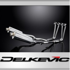 YAMAHA FJR1300 2006-2023 FULL EXHAUST SYSTEM 350mm STAINLESS OVAL BSAU SILENCERS