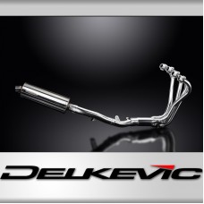 HONDA CB1100A 13-17 FULL 4-1 EXHAUST SYSTEM 350mm STAINLESS OVAL BSAU SILENCER