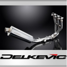 TRIUMPH STREET TRIPLE 675 13-16 DECAT FULL EXHAUST System 350mm OVAL STAINLESS