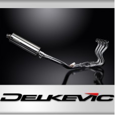 SUZUKI GSX-R1000 2012-2016 350mm FULL EXHAUST OVAL STAINLESS BSAU SILENCER 