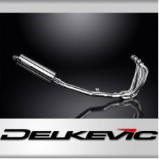 KAWASAKI ZRX1100 ZRX1200 97-07 4-1 EXHAUST 350mm STAINLESS OVAL BSAU SILENCER