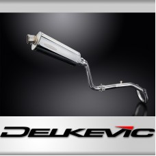 HONDA CRF250L 2017-2020 FULL EXHAUST SYSTEM 350mm STAINLESS OVAL BSAU SILENCER