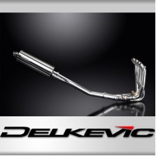 KAWASAKI GTR1400 07-20 COMPLETE EXHAUST SYSTEM 350mm OVAL STAINLESS SILENCER