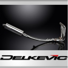 KAWASAKI ZZR1400 08-11 4-1 EXHAUST SYSTEM 350mm STAINLESS OVAL BSAU