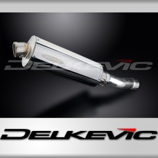 YAMAHA XJR1300 2007-2017 350mm OVAL STAINLESS BSAU SILENCER EXHAUST KIT