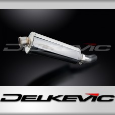 KAWASAKI ZX10R NINJA 2008-2010 350mm OVAL STAINLESS BSAU SILENCER EXHAUST KIT