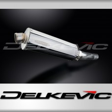 Suzuki GSXR600 GSX-R600 2008-2010 350mm Oval Stainless Exhaust Silencer Can Kit
