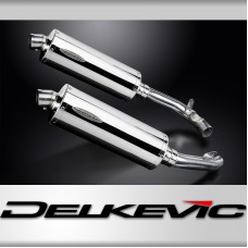 HONDA VTR1000 FIRESTORM 1997-03 350mm OVAL STAINLESS BSAU SILENCER EXHAUST KIT