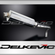 HONDA CB600F HORNET 1998-2002 350mm OVAL STAINLESS BSAU SILENCER EXHAUST KIT