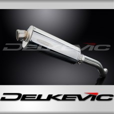 HONDA VFR800Fi 1998-01 HI LEVEL 350mm OVAL STAINLESS BSAU SILENCER EXHAUST KIT
