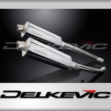 Kawasaki ZZR1400 ZX14 2012-2023 350mm OVAL STAINLESS BSAU SILENCER EXHAUST KIT