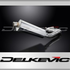 HONDA CBR1000RR FIREBLADE 08-15 350mm OVAL STAINLESS BSAU SILENCER EXHAUST KIT