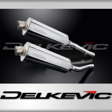 YAMAHA XJR1300 SP 1998-2007 350mm OVAL STAINLESS BSAU SILENCER EXHAUST KIT