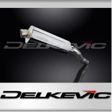 KAWASAKI NINJA 300 2013-2018 350mm OVAL STAINLESS BSAU SILENCER EXHAUST KIT